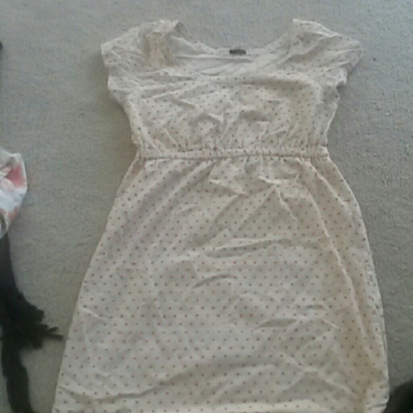 J. Crew Dresses & Skirts - Tan and red polka dots